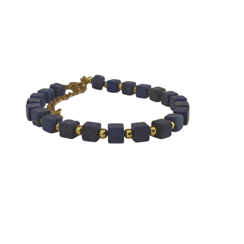 Lapislazuli Armband – Tiefes Blau & Stilvoll