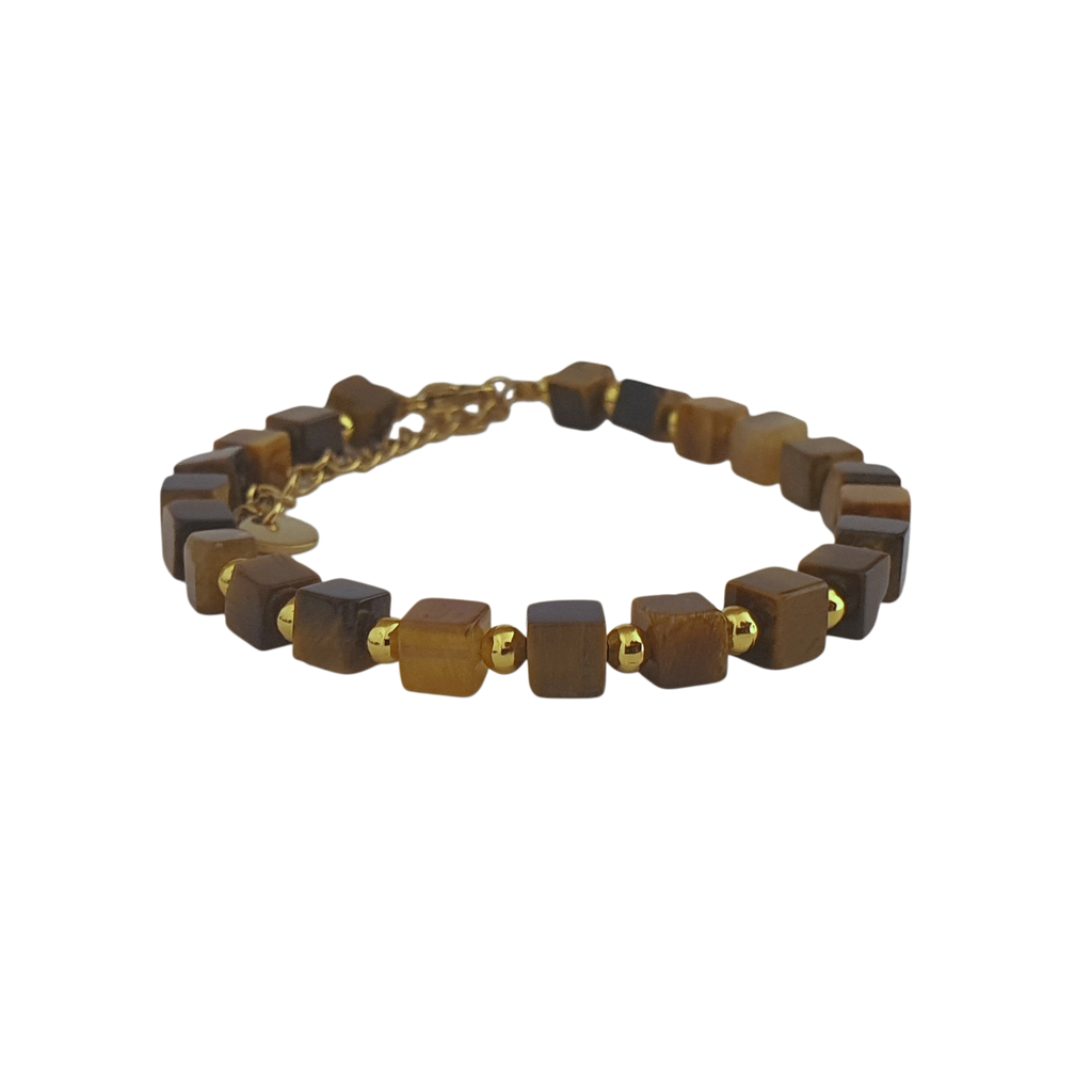 Tigerauge Armband – Warme Naturtöne