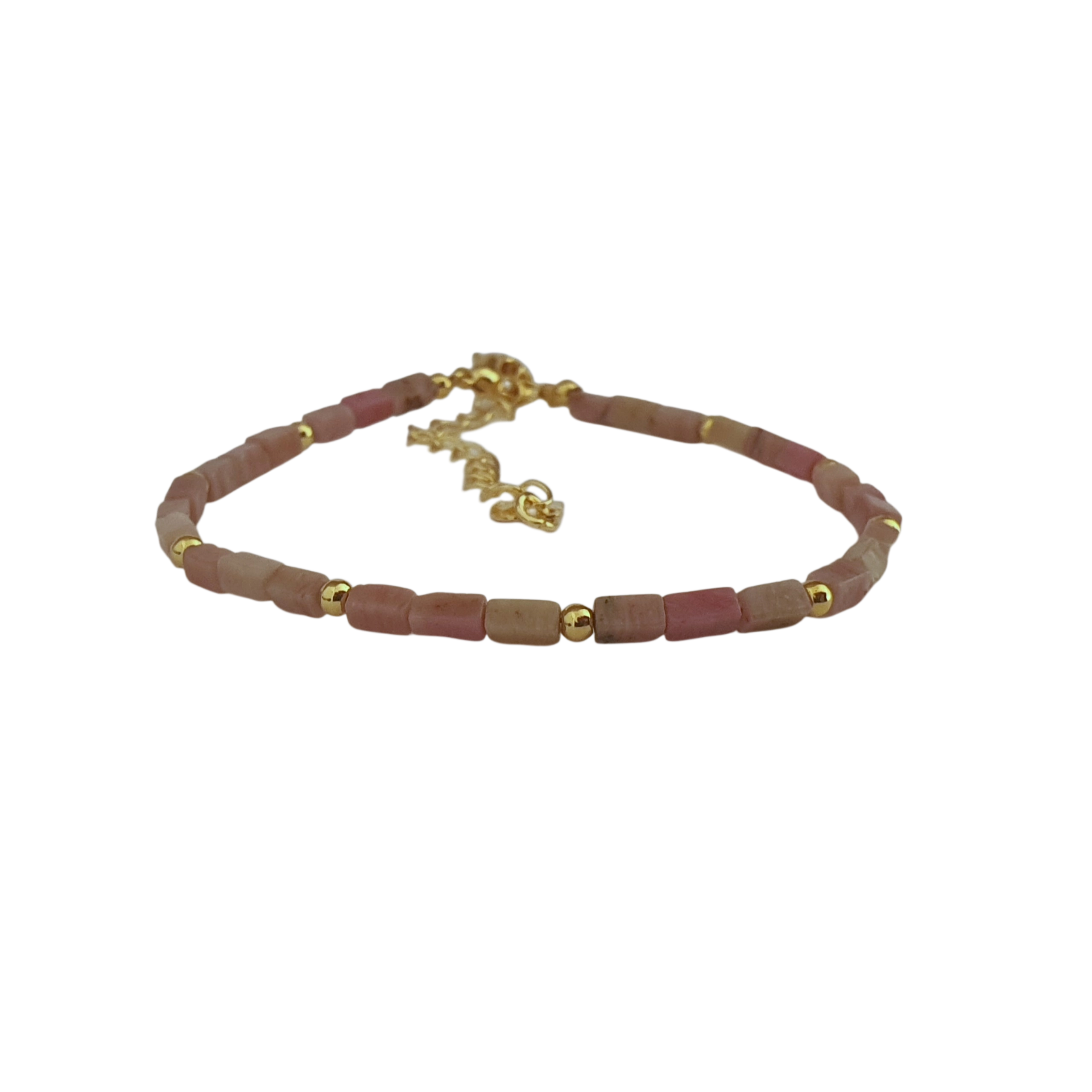 Rhodonit Armband – Sanfte Rosé-Nuancen