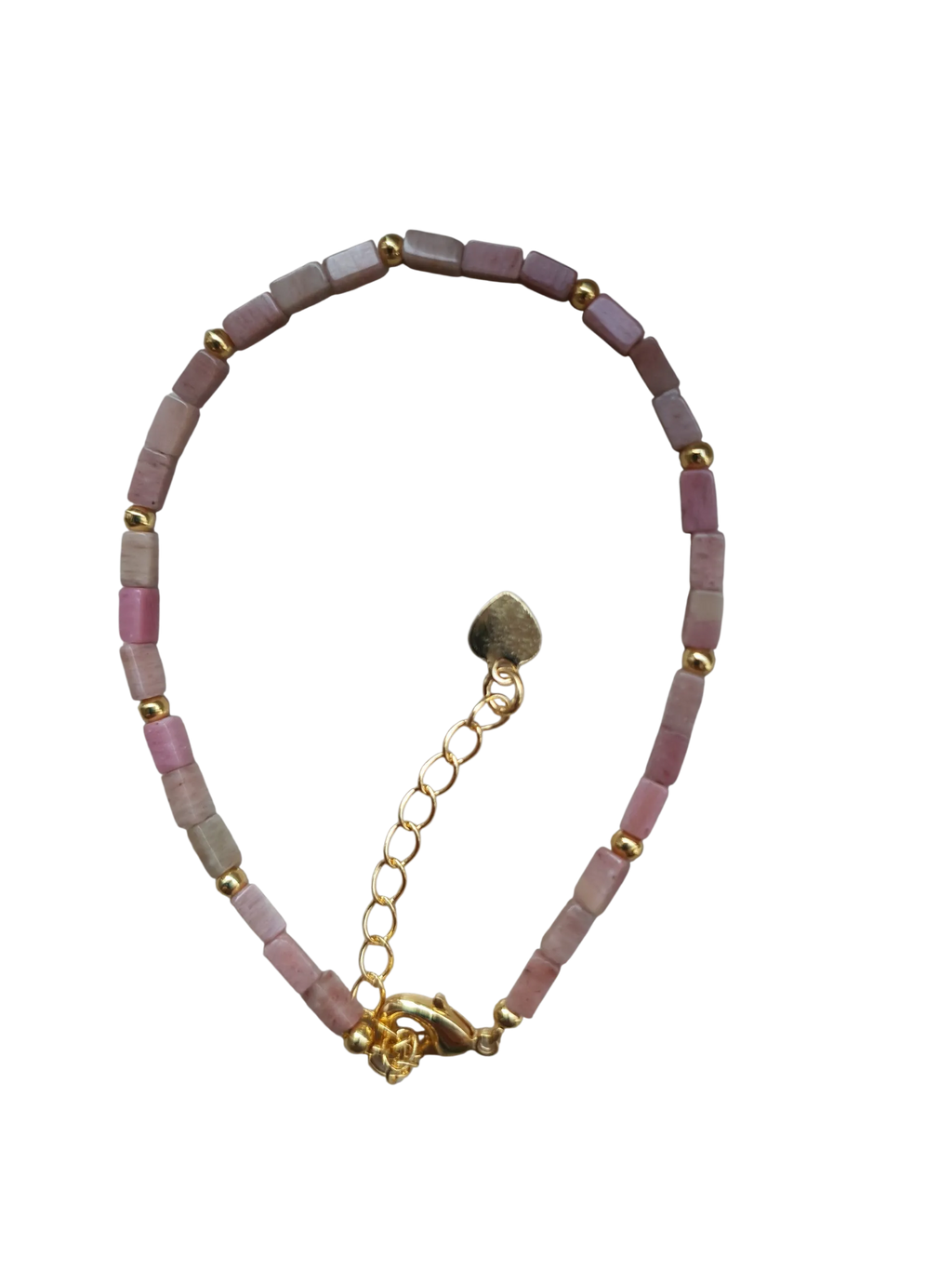 Rhodonit Armband – Sanfte Rosé-Nuancen