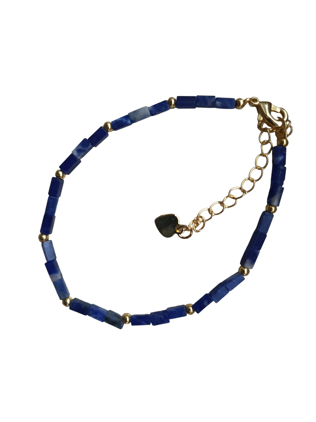 Armband aus Lapislazuli mit feinen Spacer-Elementen