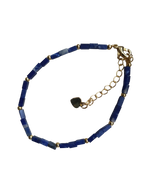 Armband aus Lapislazuli mit feinen Spacer-Elementen