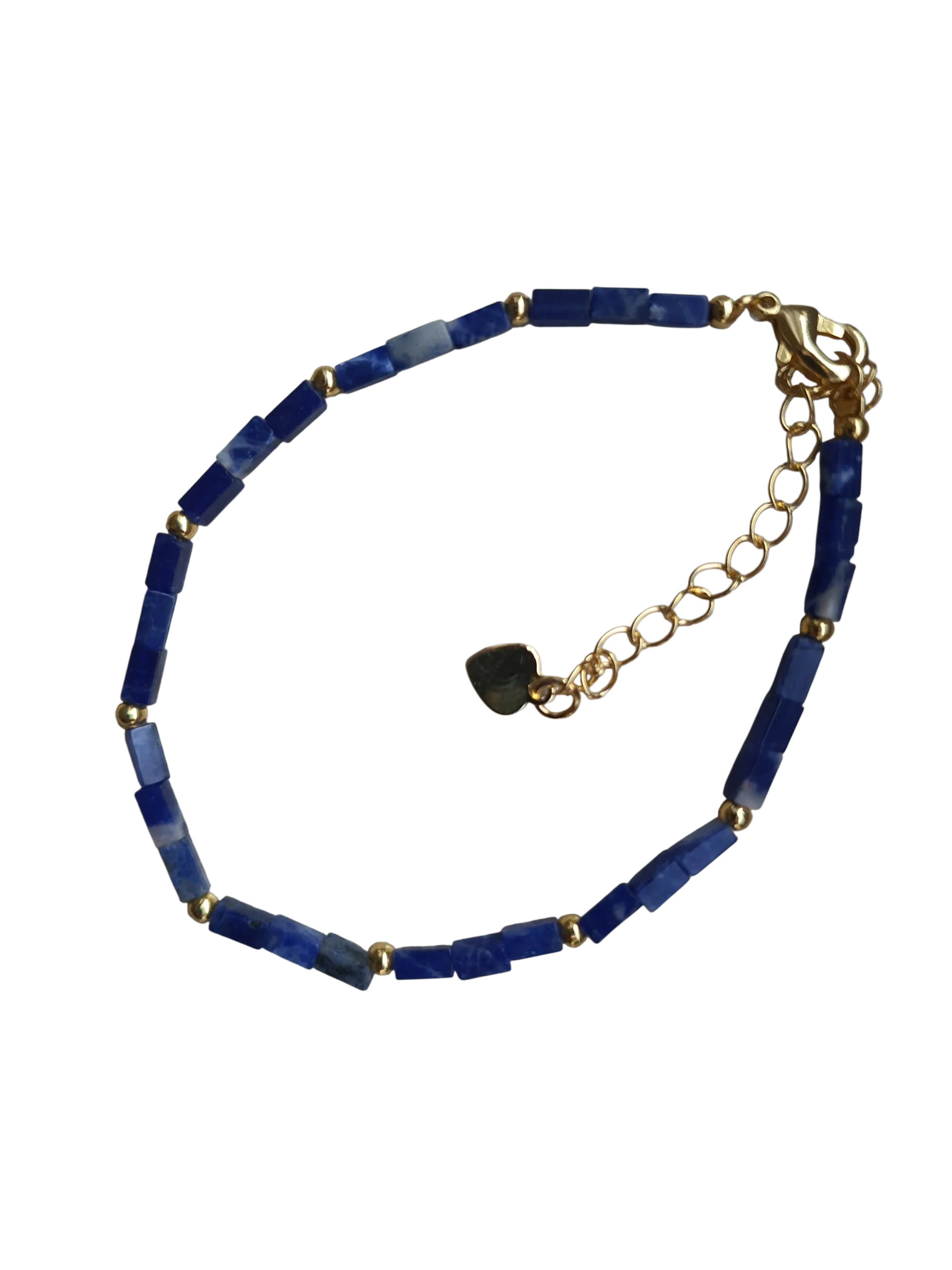 Armband aus Lapislazuli mit feinen Spacer-Elementen