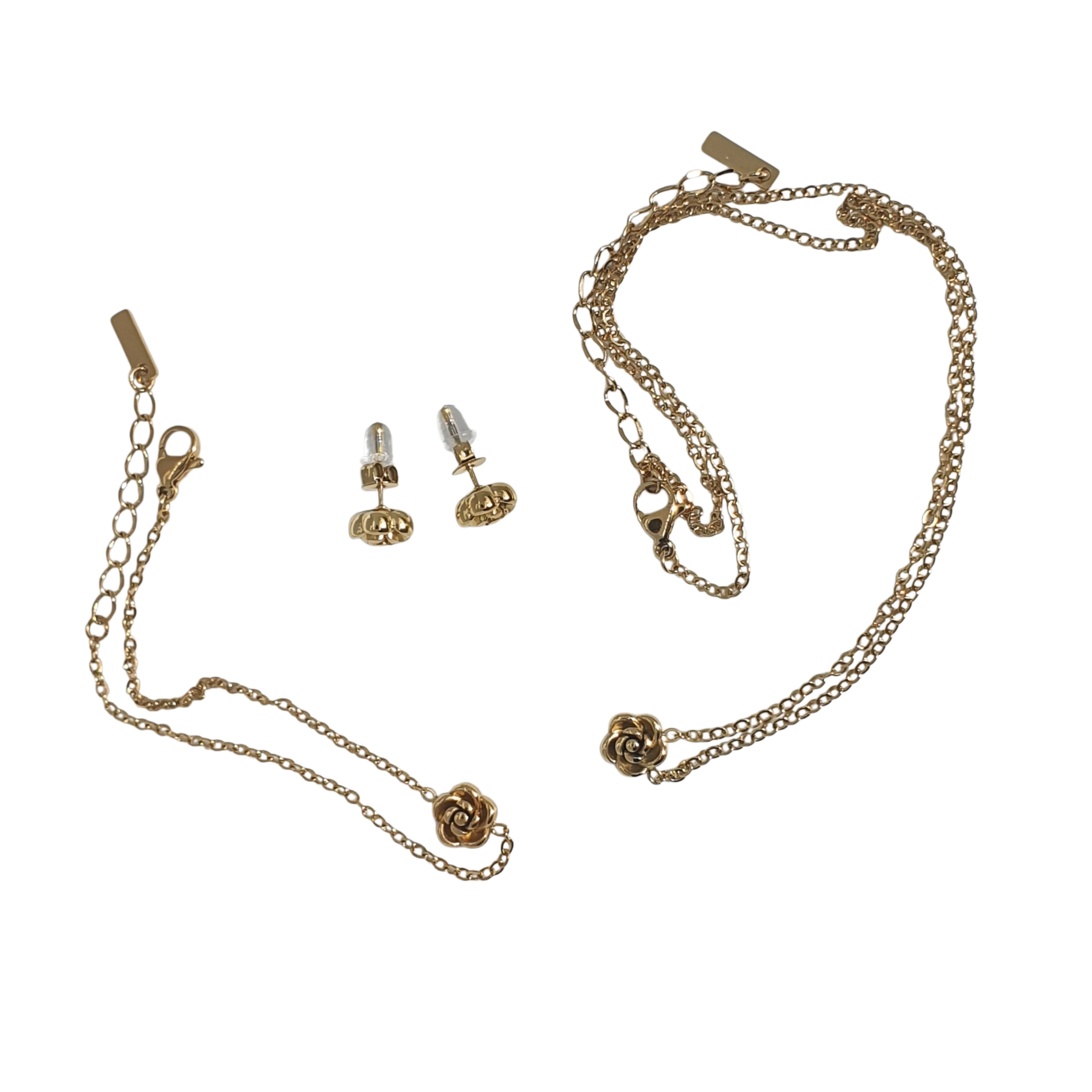Roséa Schmuckset Gold – Blüte & Harmonie