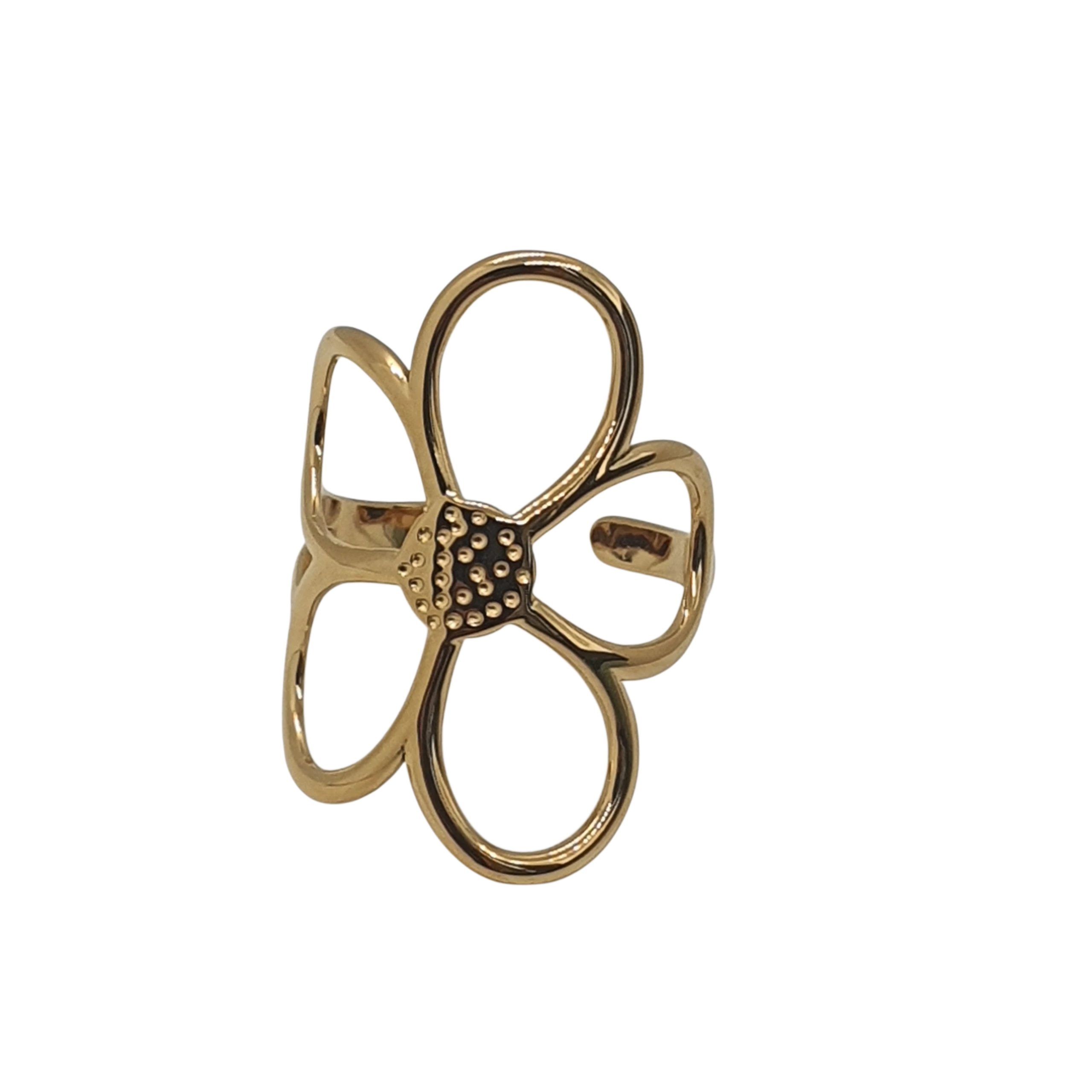 Floréa Ring Gold – Blüte in Bewegung