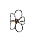 Floréa Ring Silber – Blüte in Bewegung