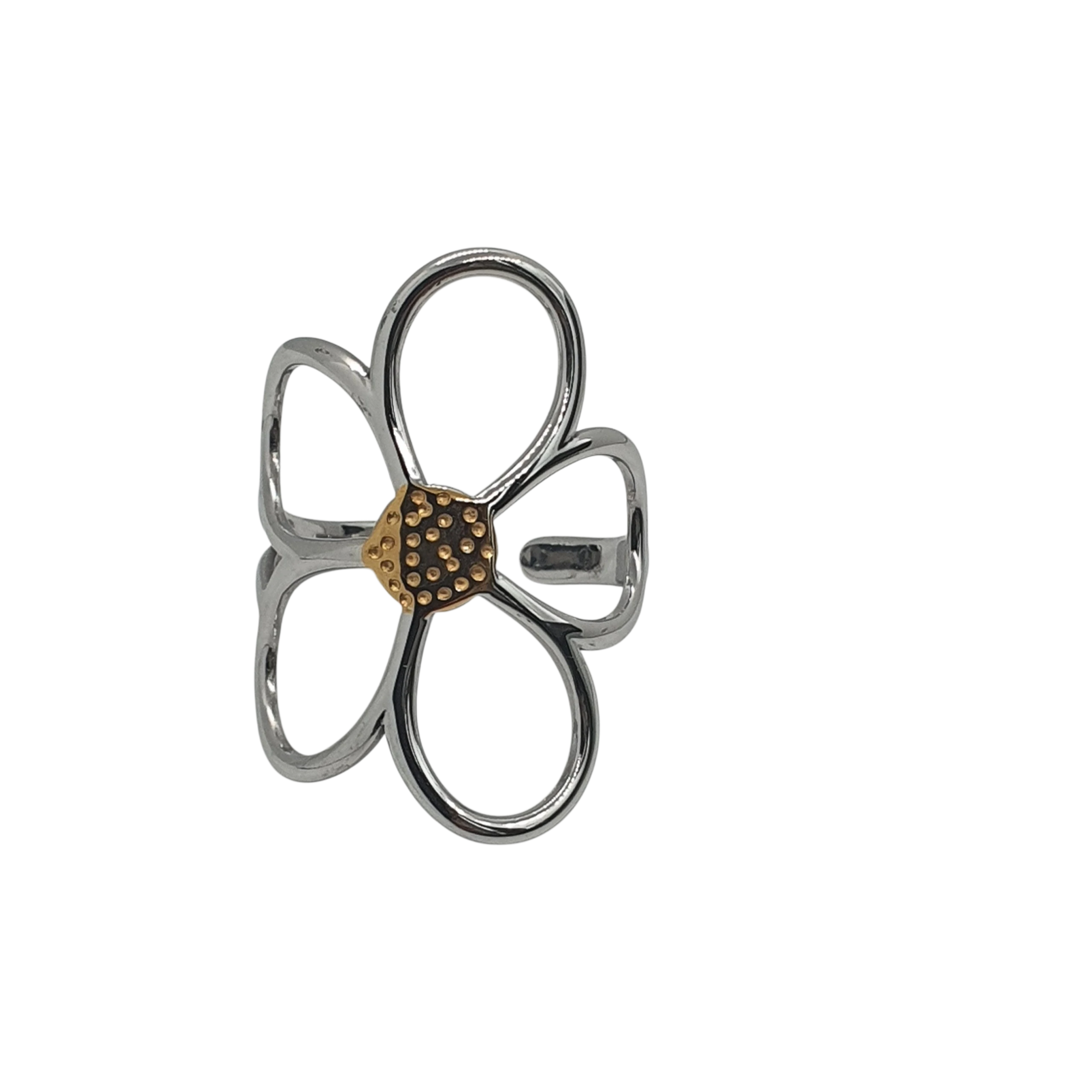 Floréa Ring Silber – Blüte in Bewegung