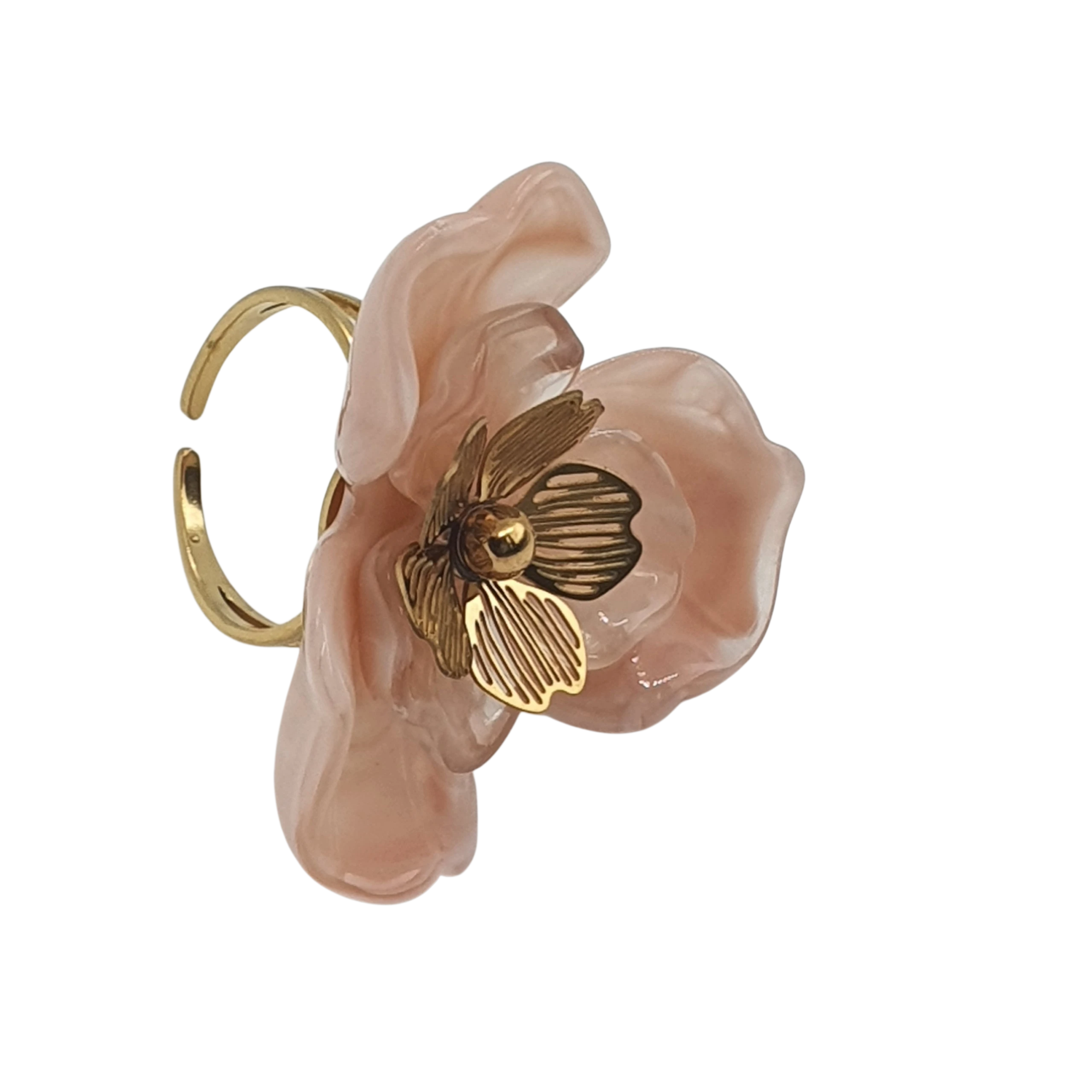 Luméa Ring Rosa – Blüte im Licht
