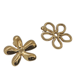 Eloria Ohrringe Gold – Florale Kunst