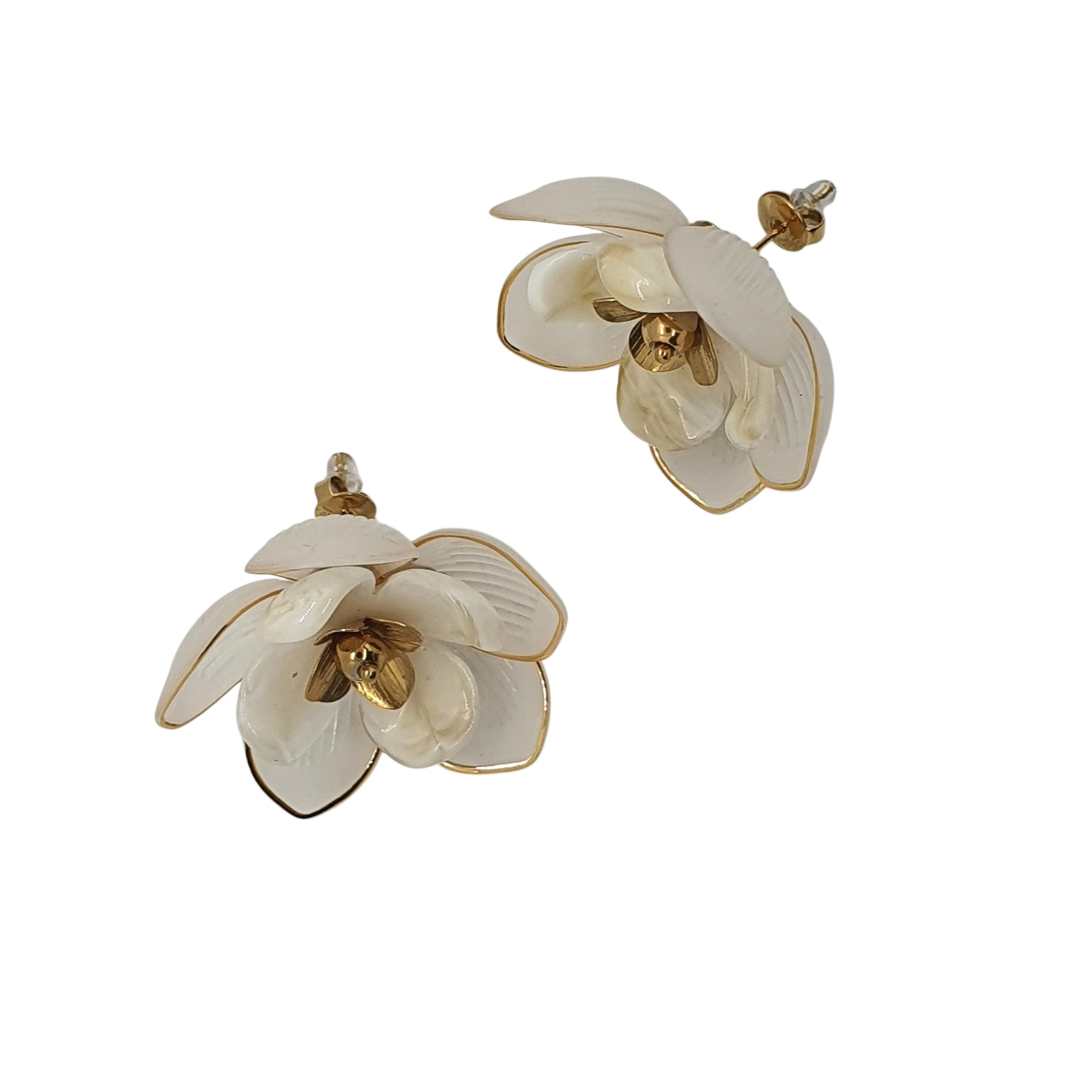 Camélia Ohrringe – Sanfte Blüte
