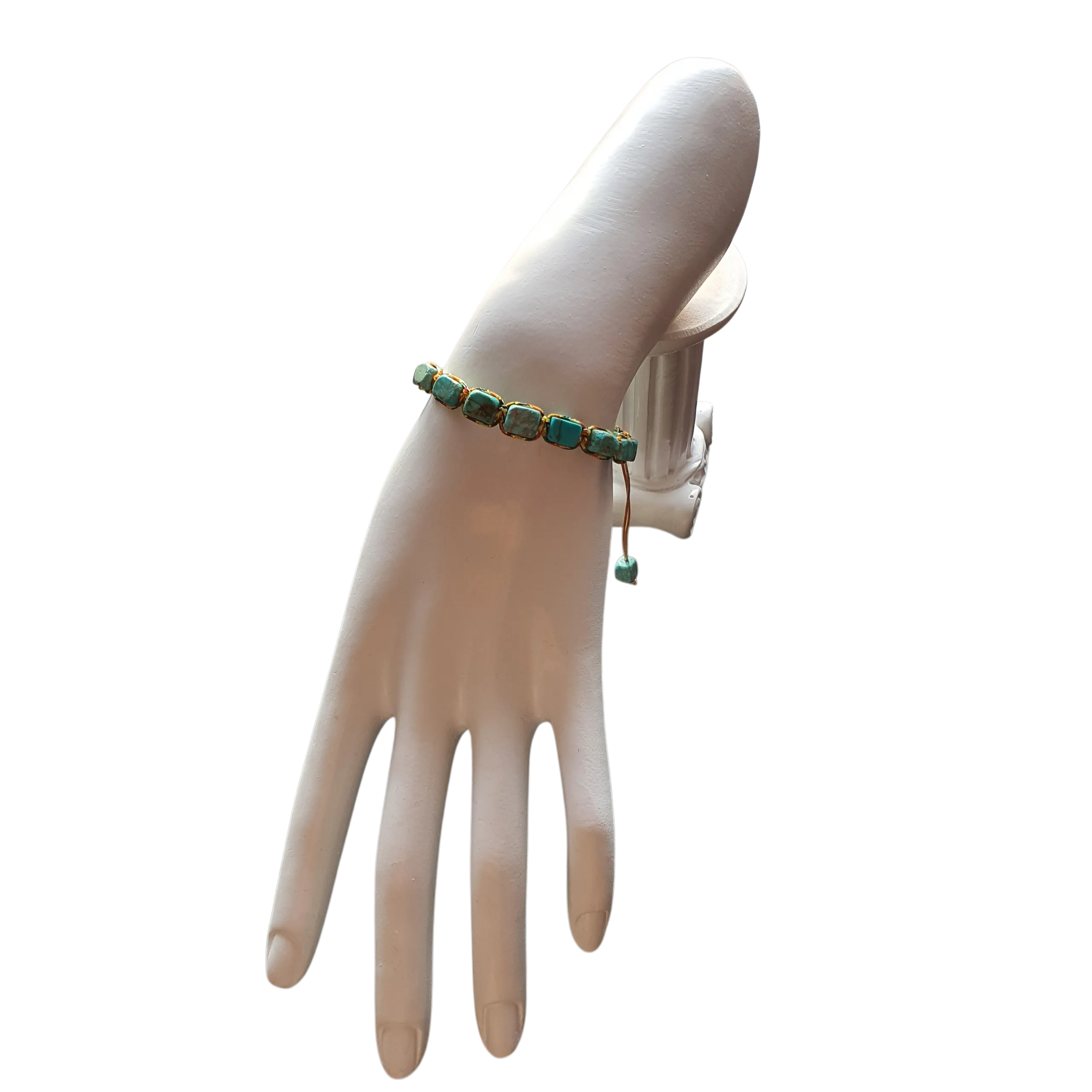 Zibazi-jaspis-naturstein-blau-verstellbar-armband-am-model