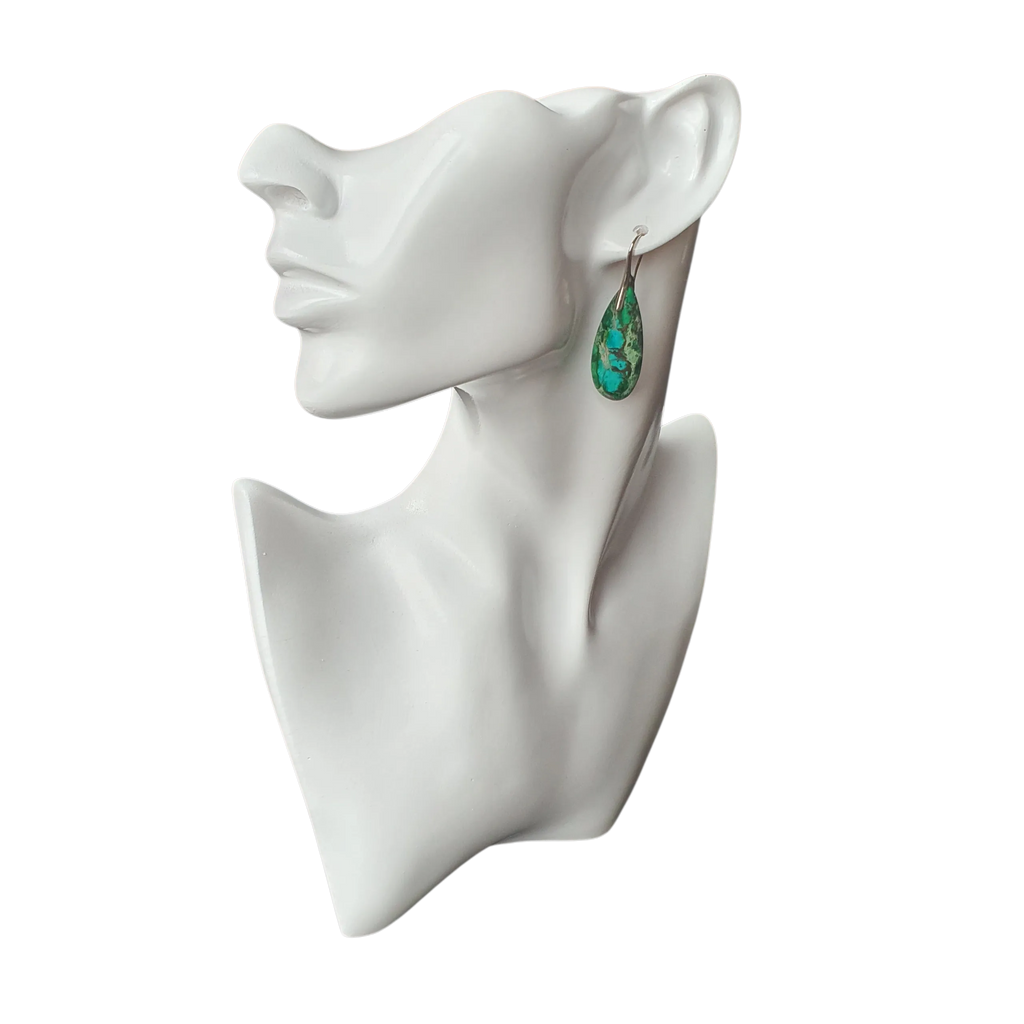 Zibazi-jaspis-blau-gestreift-edelstahl-versilbert-ohrringe-am-model