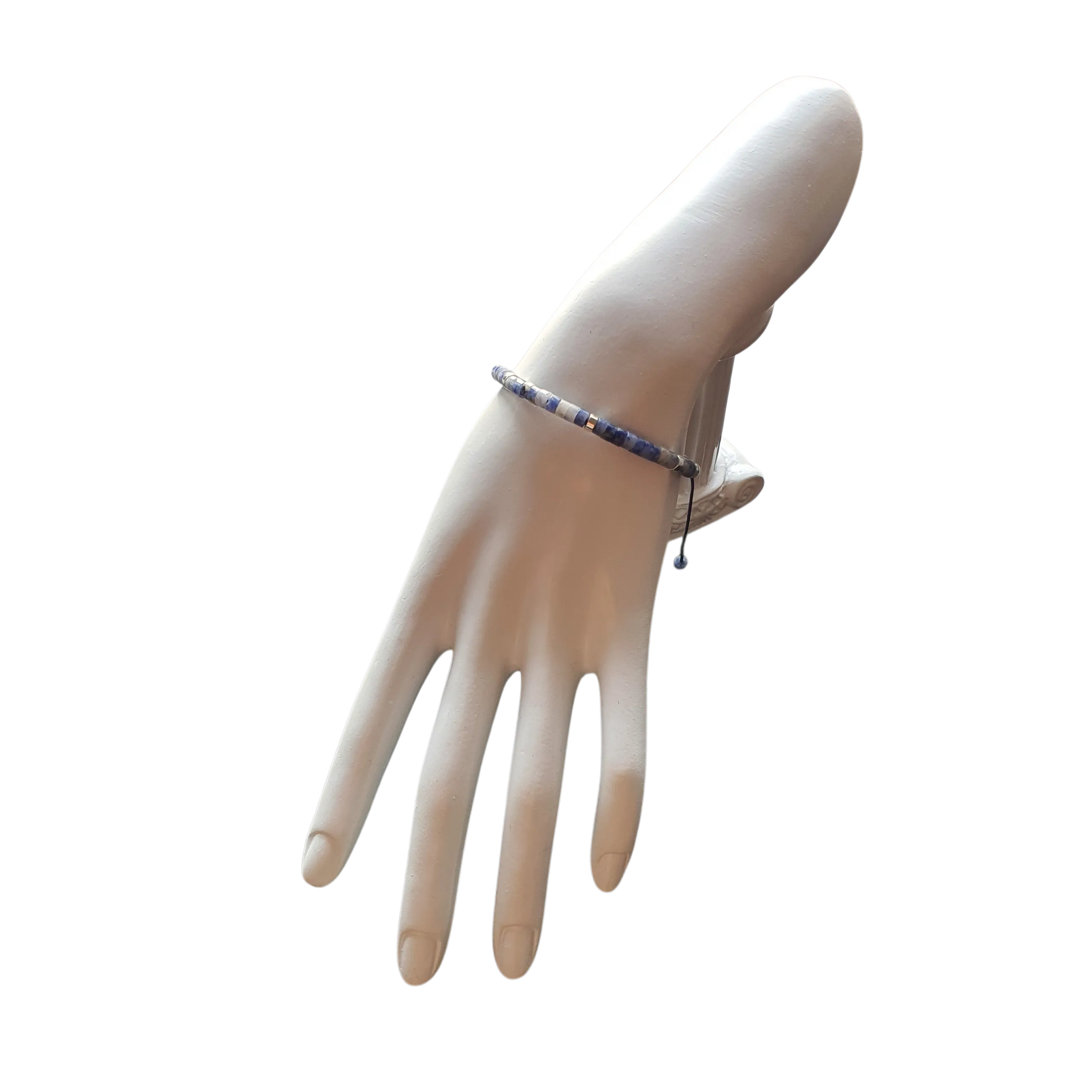 Zibazi-bluepoint-naturstein-mehrfarbig-verstellbar-armband-am-model