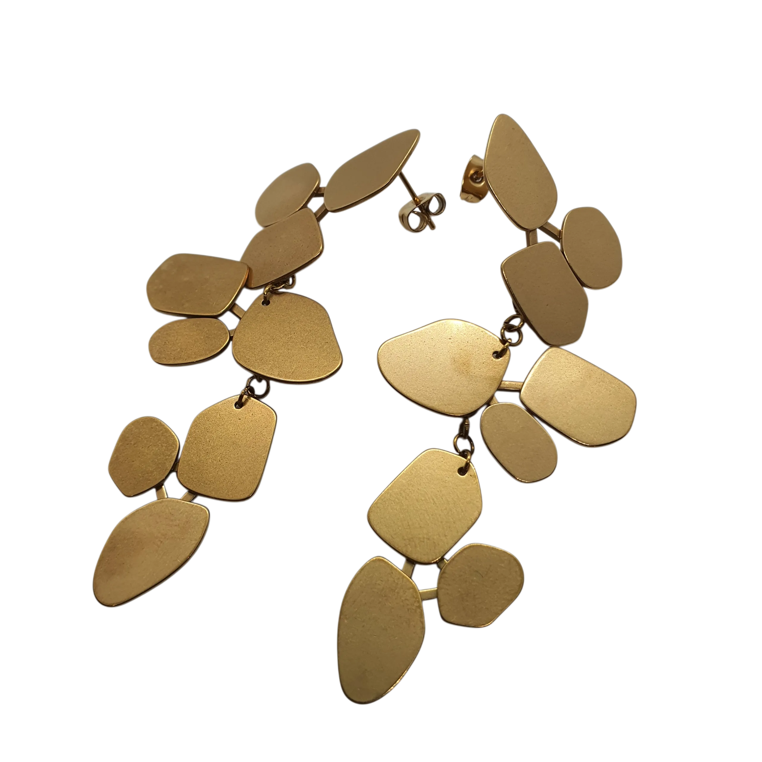 Zibazi-edelstahl-ohrstecker-gold-verstellbar-2in1-gesamtansicht